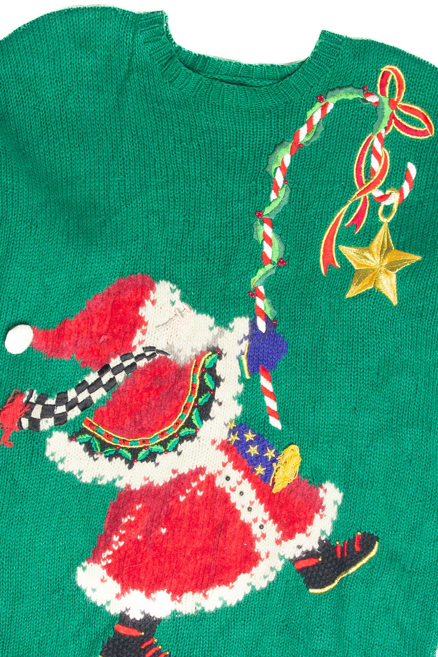 Vintage Green Ugly Christmas Pullover 61893