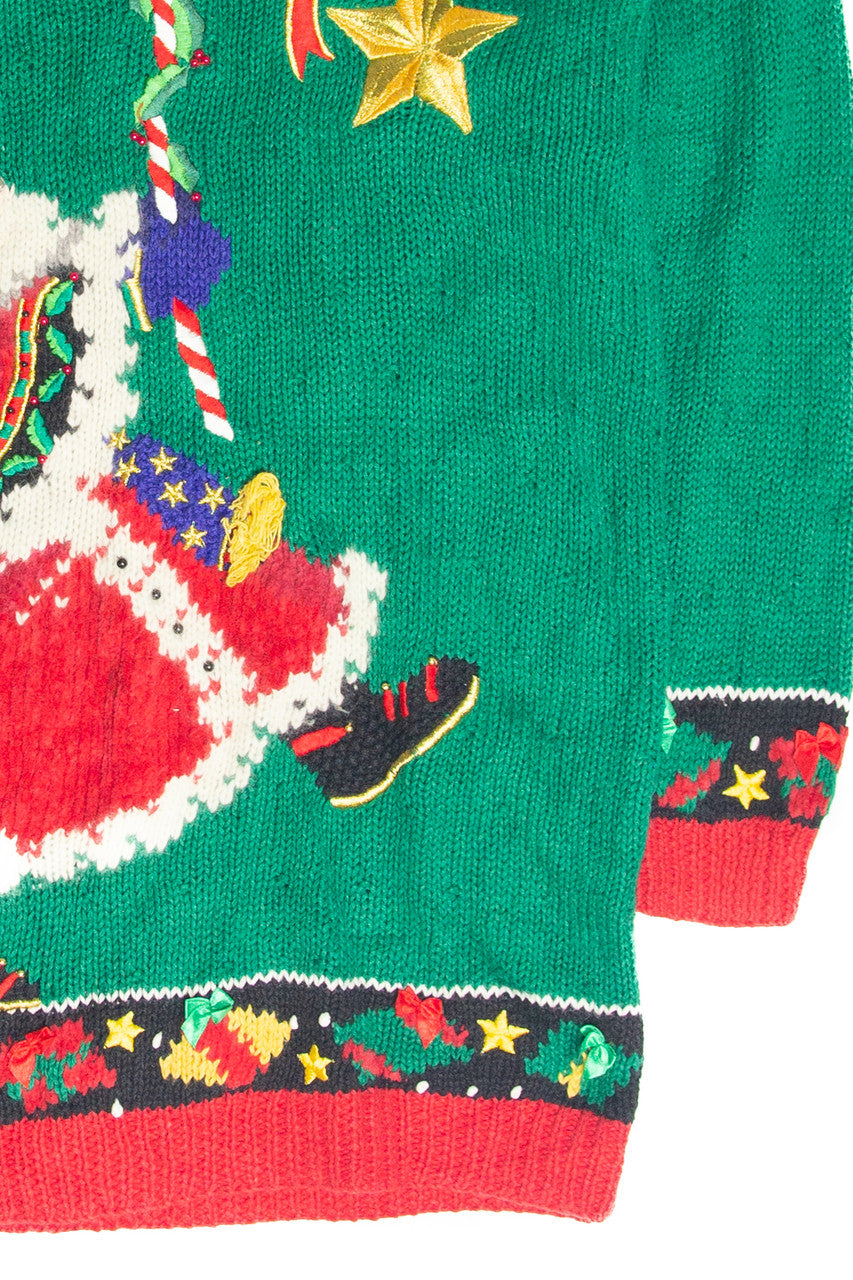 Vintage Green Ugly Christmas Pullover 61893