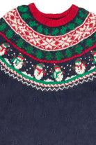 Vintage Blue Ugly Christmas Pullover 61894