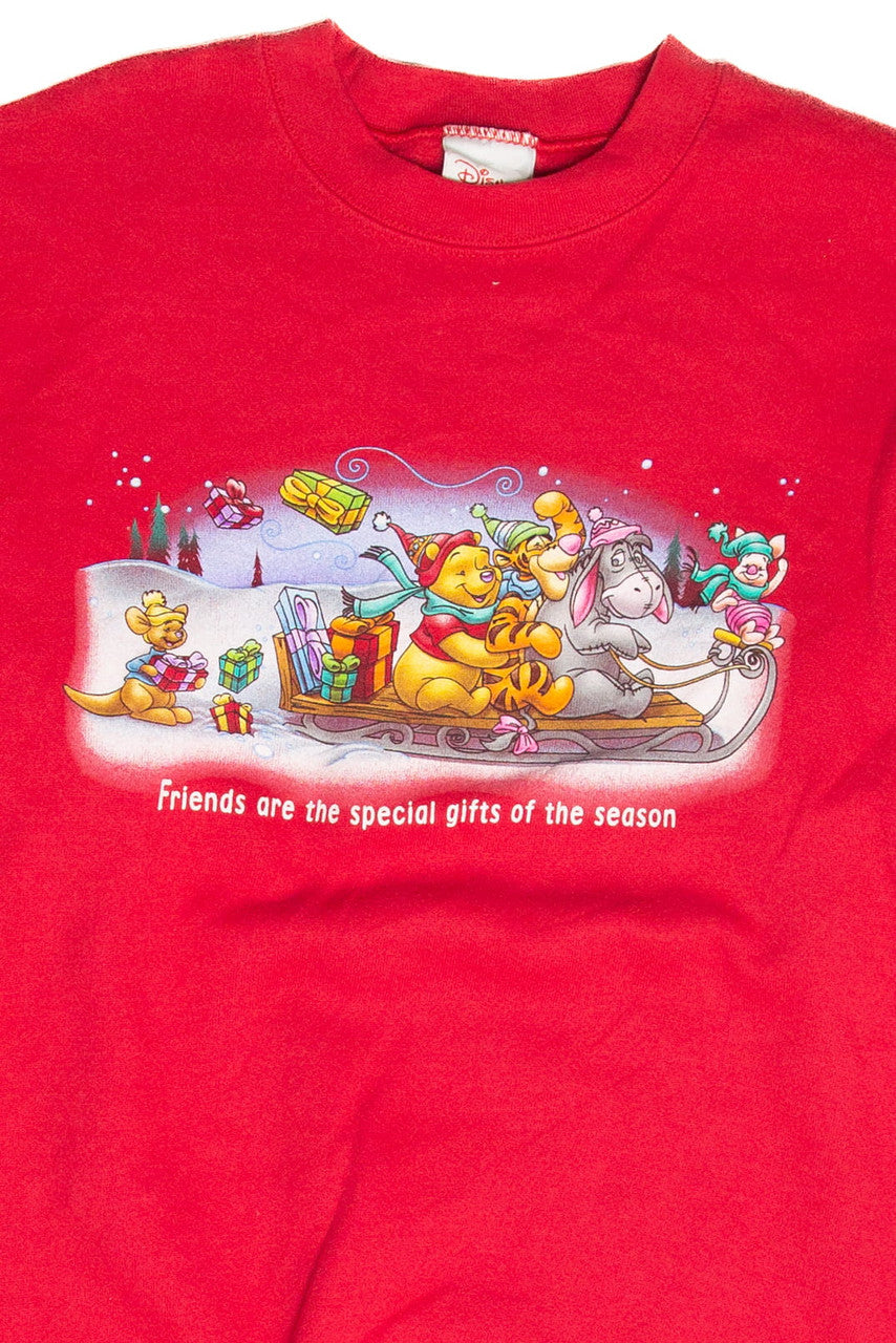 Disney Homme Winnie The Pooh Ho Ho Ho Baubles Sweat-Shirt