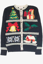Vintage Black Ugly Christmas Cardigan 61899