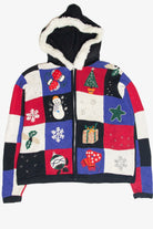 Vintage Black Ugly Christmas Cardigan 61901