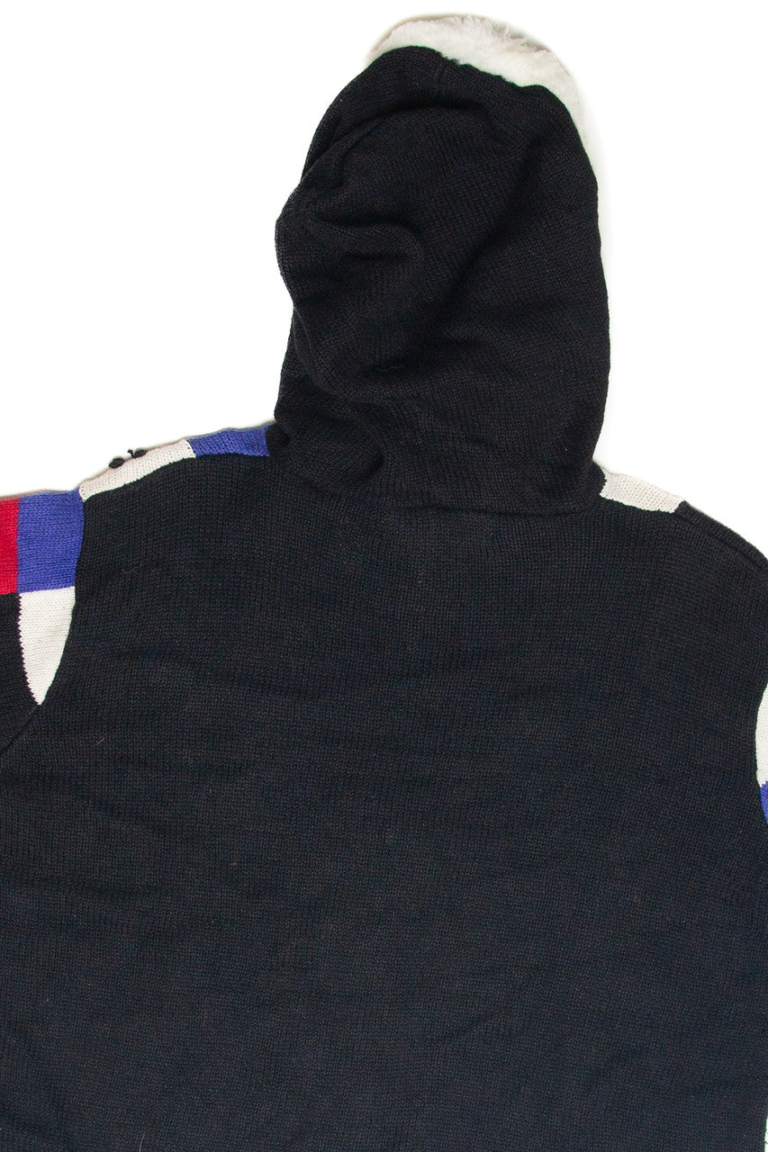 Vintage Black Ugly Christmas Cardigan 61901