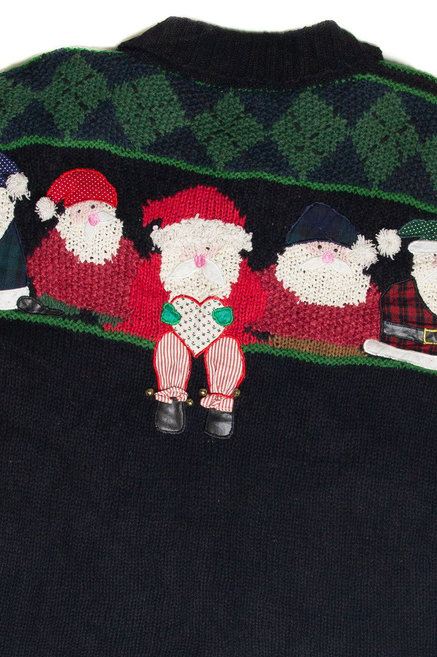 Vintage Black Ugly Christmas Cardigan 61902