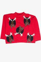 Vintage Red Ugly Christmas Pullover 61908