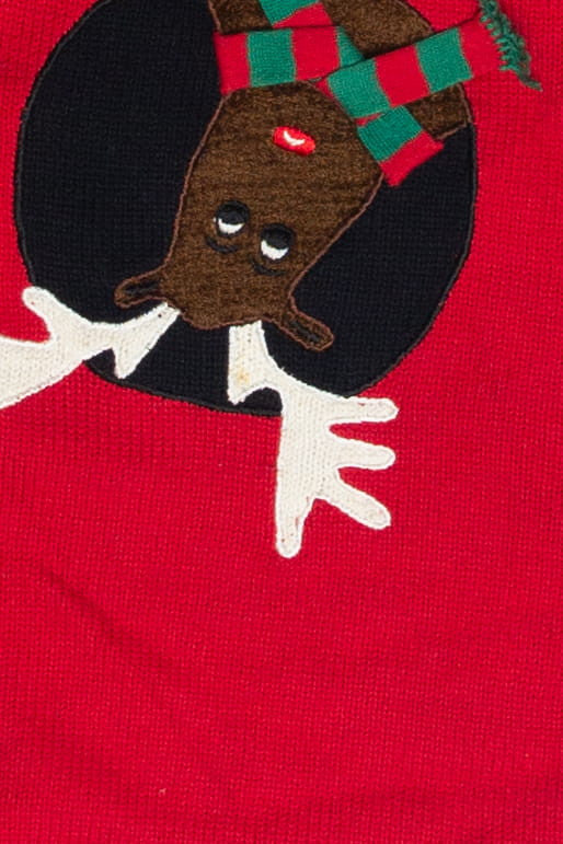 Vintage Red Ugly Christmas Pullover 61908