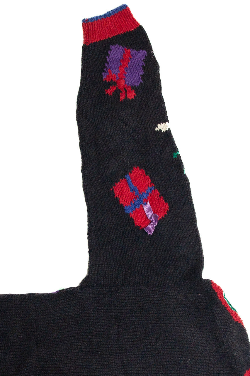 Vintage Black Ugly Christmas Pullover 61910