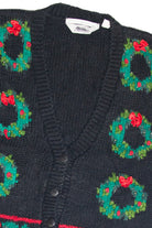 Vintage Black Ugly Christmas Vest 61911