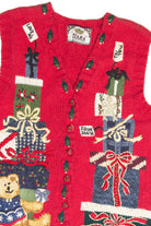 Vintage Red Ugly Christmas Vest 61912