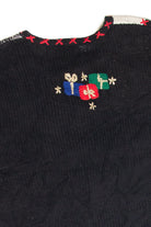 Vintage Black Ugly Christmas Cardigan 61920