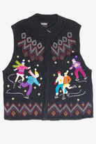 Vintage Black Ugly Christmas Vest 61921