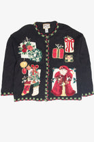 Vintage Black Ugly Christmas Cardigan 61927
