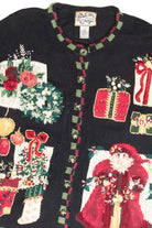 Vintage Black Ugly Christmas Cardigan 61927