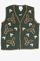 Vintage Green Ugly Christmas Vest 61929