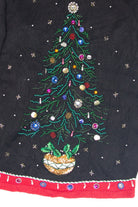 Vintage Black Ugly Christmas Pullover 61934