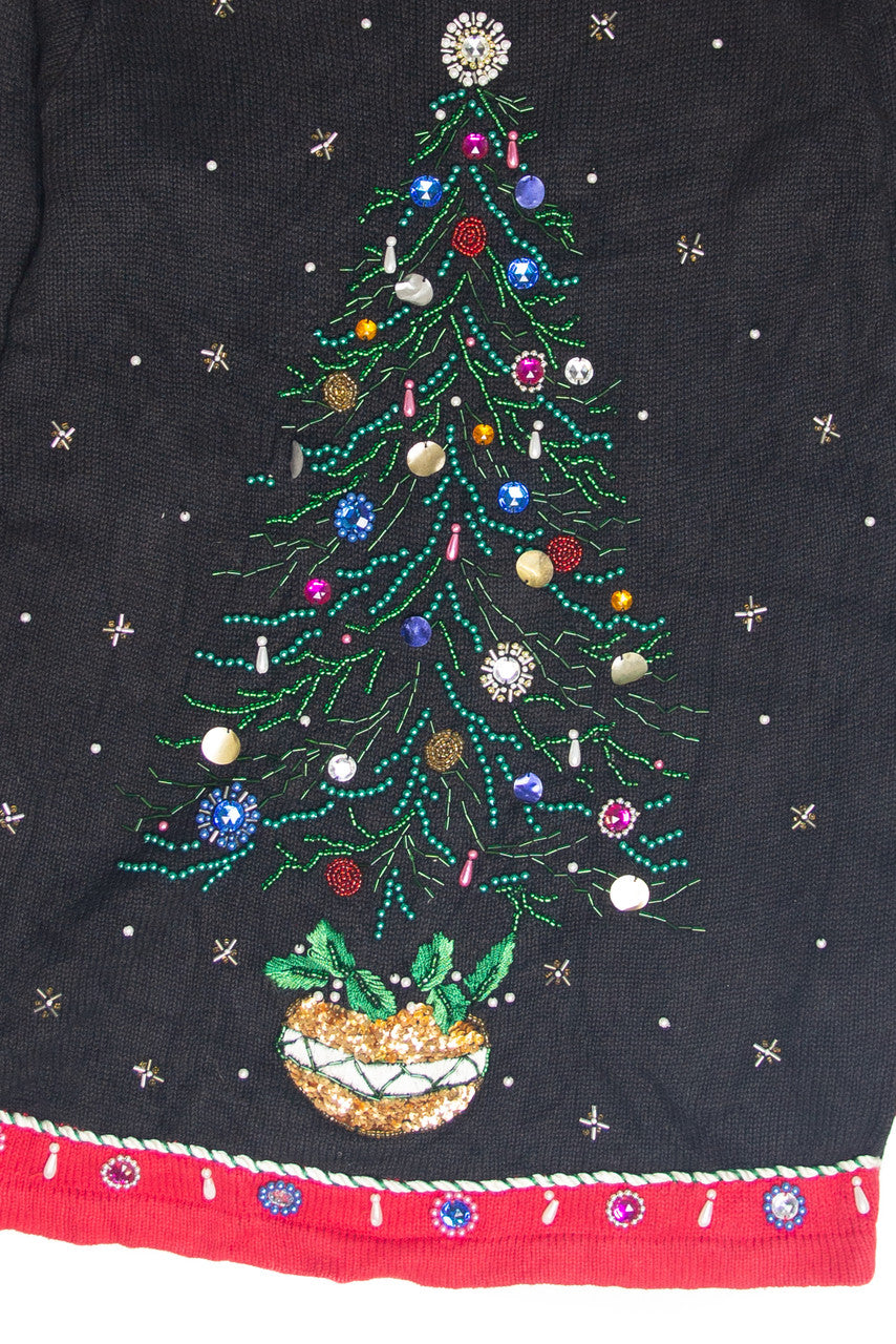 Vintage Black Ugly Christmas Pullover 61934