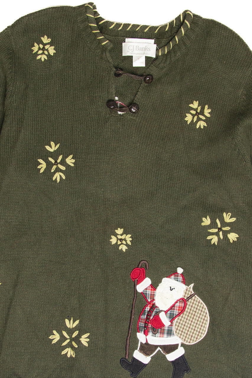 Vintage Green Ugly Christmas Pullover 61937