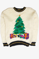Vintage White Ugly Christmas Pullover 61938