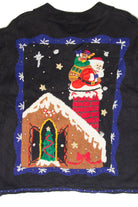 Vintage Black Ugly Christmas Cardigan 61939