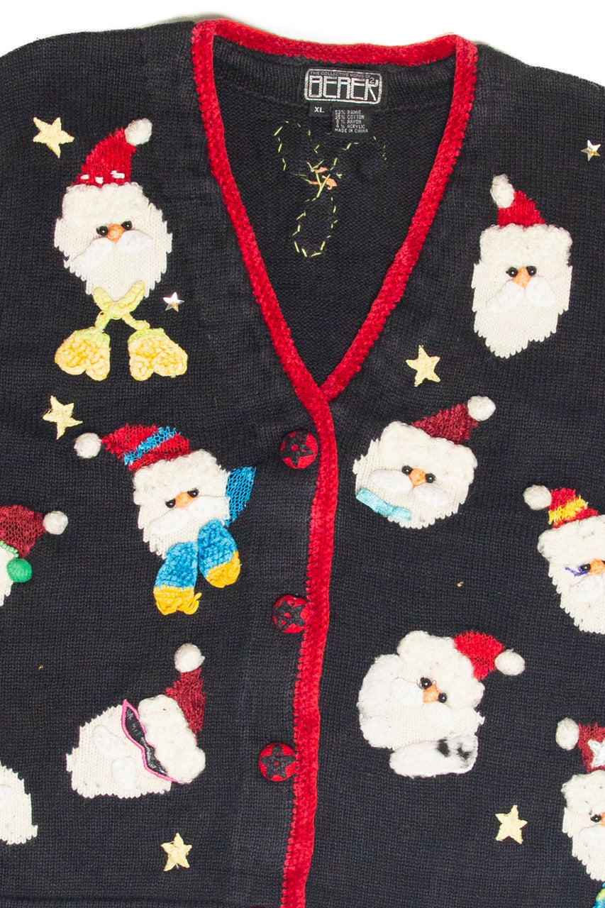 Vintage Black Ugly Christmas Vest 61940