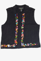 Vintage Black Ugly Christmas Vest 61941