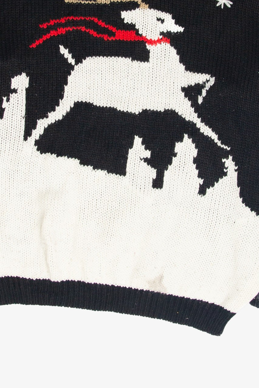 Vintage Black Ugly Christmas Pullover 61942