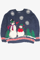 Vintage Blue Ugly Christmas Pullover 61943