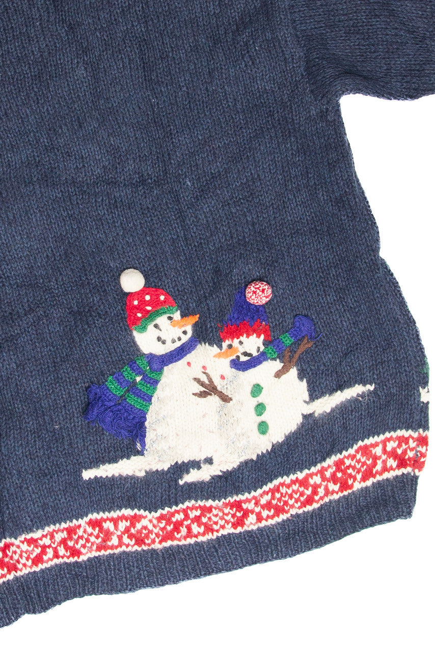 Vintage Blue Ugly Christmas Pullover 61943