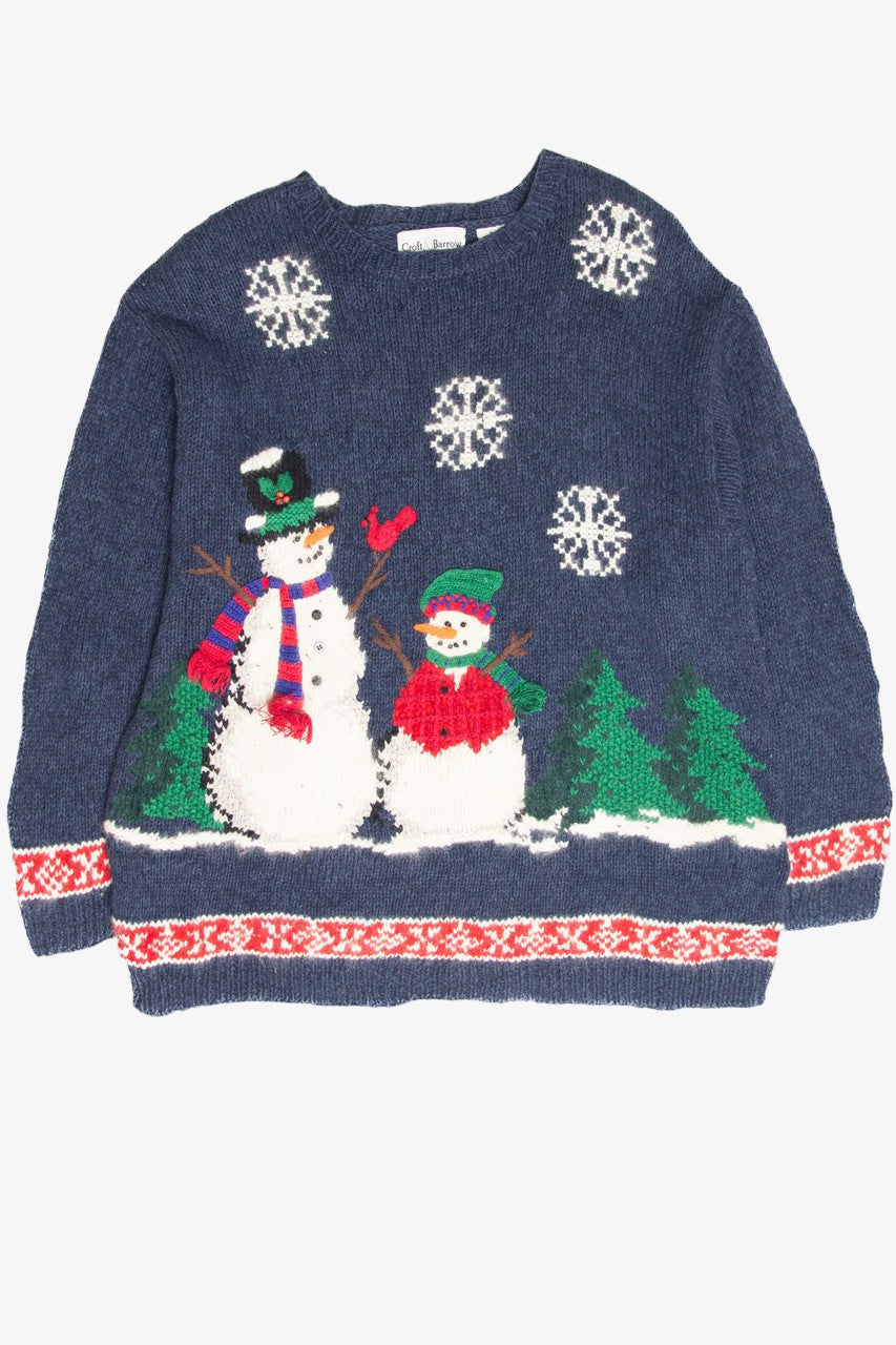 Vintage Blue Ugly Christmas Pullover 61945