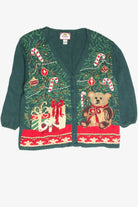 Vintage Green Ugly Christmas Cardigan 61948