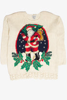 Vintage White Christmas Pullover 61949