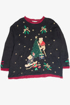 Vintage Black Ugly Christmas Pullover 61953