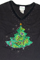 Vintage Black Ugly Christmas Pullover 61955