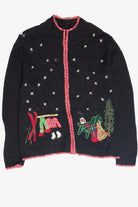 Vintage Black Ugly Christmas Cardigan 61956