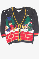 Vintage Black Ugly Christmas Cardigan 61959