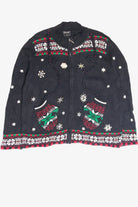 Vintage Black Ugly Christmas Cardigan 61962