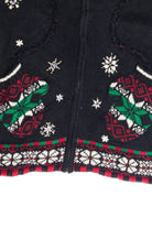 Vintage Black Ugly Christmas Cardigan 61962