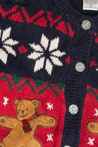 Vintage Blue Ugly Christmas Cardigan 61964