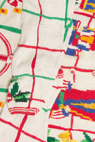 Vintage White Ugly Christmas Cardigan 61967