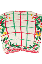 Vintage White Ugly Christmas Cardigan 61967