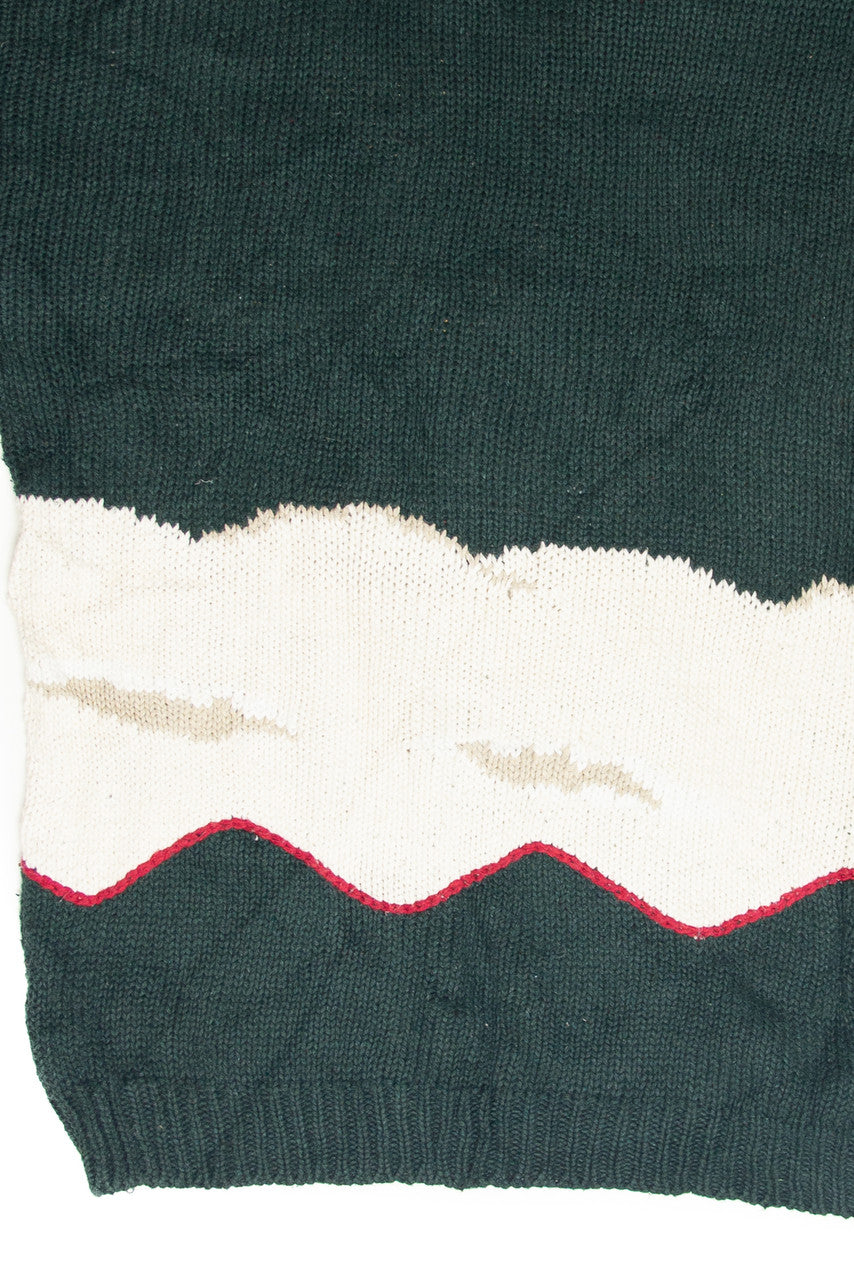 Vintage Green Ugly Christmas Pullover 61970