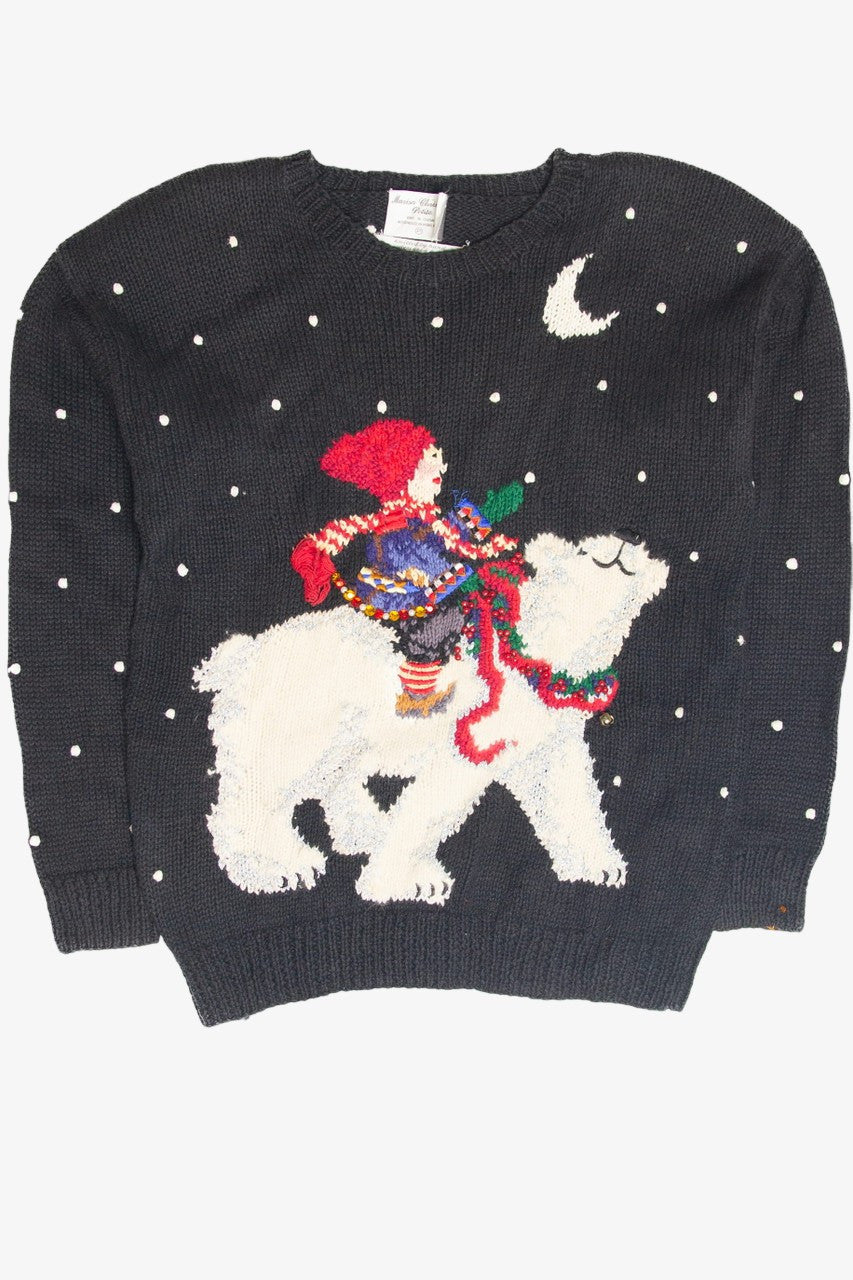 Vintage Black Ugly Christmas Pullover 61971