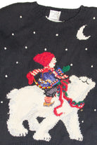 Vintage Black Ugly Christmas Pullover 61971