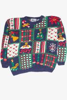 Vintage Blue Ugly Christmas Pullover 61975
