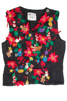Vintage Black Ugly Christmas Vest 61977
