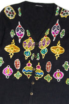 Vintage Black Ugly Christmas Cardigan 61978