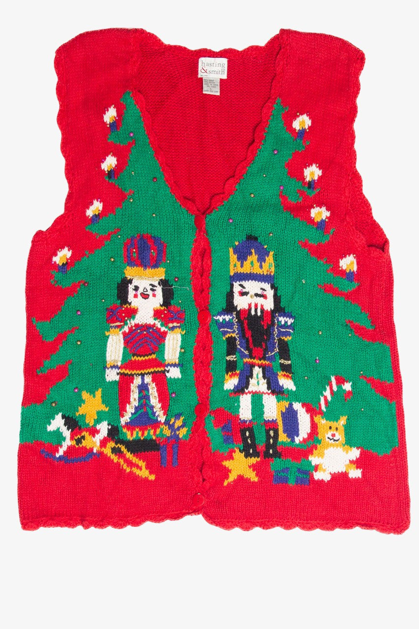 Vintage Red Ugly Christmas Vest 61982