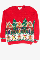 Vintage Red Ugly Christmas Pullover 61983