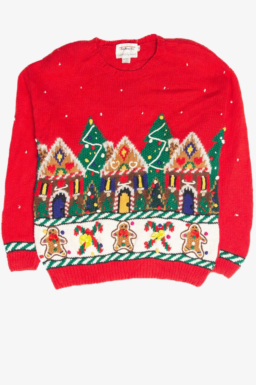 Vintage Red Ugly Christmas Pullover 61983