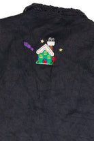 Vintage Black Ugly Christmas Vest